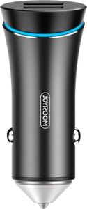 Ładowarka Joyroom Ładowarka samochodowa QC 3.0 3A i 2.4A 2x USB + Kabel iPhone Lightning JOYROOM Smart Quick Charge Dual USB (JR-C08) czarny 2