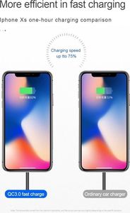 Ładowarka Joyroom Ładowarka samochodowa QC 3.0 3A i 2.4A 2x USB + Kabel iPhone Lightning JOYROOM Smart Quick Charge Dual USB (JR-C08) czarny 4