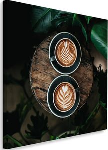 Feeby Obraz na płótnie - Canvas, Kawa latte 40x40 1