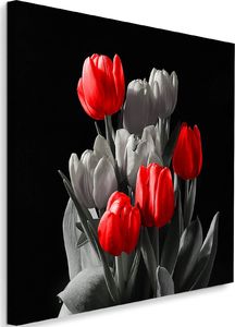 Feeby Obraz na płótnie - Canvas, Bukiet czerwonych tulipanów 40x40 1