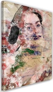 Feeby Obraz na płótnie - Canvas, Abstrakcyjna twarz kobiety 40x60 1