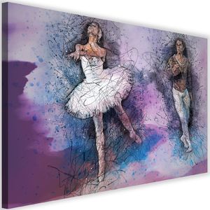Feeby Obraz na płótnie - Canvas, Para tańcząca balet 60x40 1