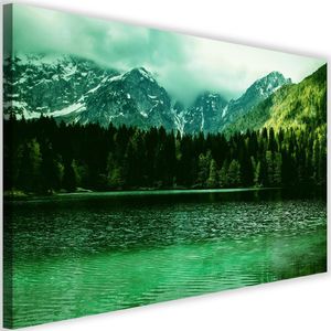 Feeby Obraz na płótnie - Canvas, Góry nad jeziorem 4 60x40 1