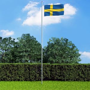 vidaXL Flaga Szwecji, 90x150 cm 1