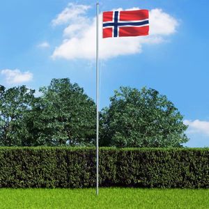 vidaXL Flaga Norwegii, 90x150 cm 1