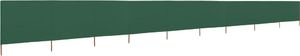 vidaXL Parawan 9-skrzydłowy z tkaniny, 1200x160 cm, zielony 2
