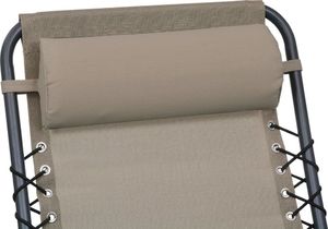 vidaXL Poduszka zagłówek na krzesło, taupe, 40x7,5x15 cm, textilene (47934) 2