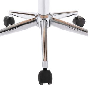 vidaXL Obrotowe krzesło stołowe, kremowe, gięte drewno i ekoskóra 7