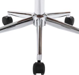 vidaXL Obrotowe krzesło stołowe, białe, gięte drewno i ekoskóra 7