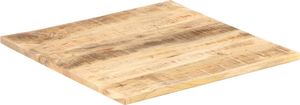 vidaXL Blat stołu, lite drewno mango, 25-27 mm, 70x70 cm 3