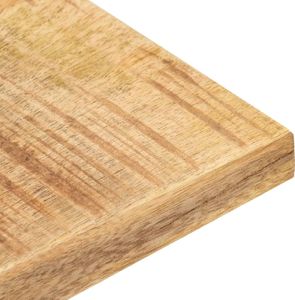 vidaXL Blat stołu, lite drewno mango, 25-27 mm, 70x70 cm 5