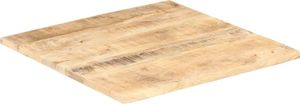 vidaXL Blat stołu, lite drewno mango, 25-27 mm, 70x70 cm 7