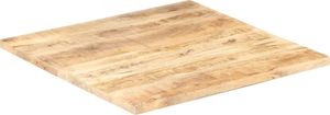 vidaXL Blat stołu, lite drewno mango, 25-27 mm, 70x70 cm 8