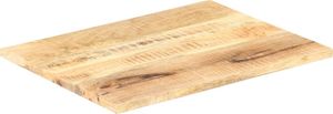 vidaXL Blat stołu, lite drewno mango, 25-27 mm, 80x60 cm 3