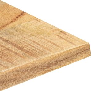 vidaXL Blat stołu, lite drewno mango, 25-27 mm, 80x60 cm 5