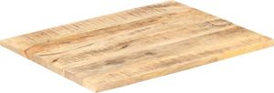vidaXL Blat stołu, lite drewno mango, 25-27 mm, 70x60 cm 7
