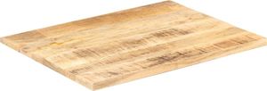 vidaXL Blat stołu, lite drewno mango, 25-27 mm, 70x60 cm 8