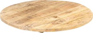 vidaXL Blat stołu, lite drewno mango, okrągły, 25-27 mm, 60 cm 5