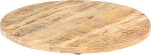 vidaXL Blat stołu, lite drewno mango, okrągły, 25-27 mm, 60 cm 6