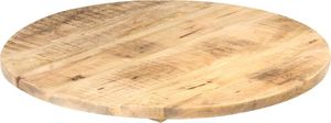 vidaXL Blat stołu, lite drewno mango, okrągły, 25-27 mm, 60 cm 7
