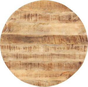 vidaXL Blat stołu, lite drewno mango, okrągły, 15-16 mm, 50 cm 1