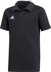 Adidas Koszulka dla dzieci adidas Condivo 18 Cotton Polo JUNIOR czarna CF4373 1