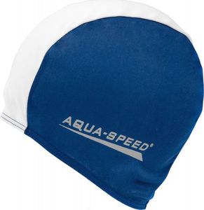 Aqua-Speed Czepek Aqua-Speed Polyester Cap niebiesko biały 15 091 1