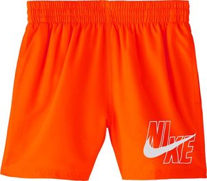 Nike Spodenki kąpielowe dla dzieci Nike Logo Solid Lap JUNIOR pomarańczowe NESSA771 822 1