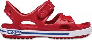 Crocs Crocs sandały dla dzieci Crocband II Sandal PS Kids czerwono-niebieskie 14854 6OE 1