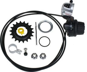 Stars Circle Koło tylne 26 piasta Shimano Nexus 3-biegowa z osprzętem, obręcz stożek czarna Uniwersalny 4