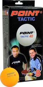 Stiga Piłeczki do ping ponga Point Tactic pomarańczowe 8szt. 2