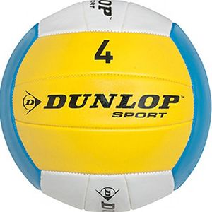 Dunlop Piłka siatkowa Dunlop Sport Volleyball S4 biało niebiesko żółta 305602 1