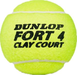 Dunlop Piłki do tenisa ziemnego Dunlop Fort Clay Court 4szt 2