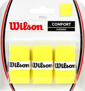 Wilson Owijka Wilson Pro Comfort Overgrip żółta 3szt WRZ4014YE 1
