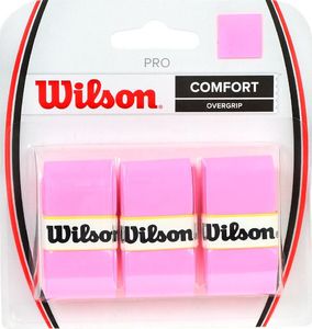 Wilson Owijka Wilson Pro Comfort Overgrip różowy 3szt WRZ4014PK 1