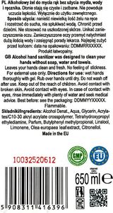 Blux Żel antybakteryjny Naturaphy Hygiene 650ml 2