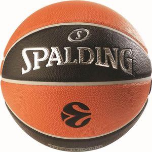Spalding Piłka koszykowa Spalding Euroleague pomarańczowo-czarna TF-1000 Legacy 1