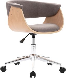 Krzesło biurowe vidaXL Ciemnoszare 1