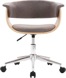 Krzesło biurowe vidaXL Ciemnoszare 4