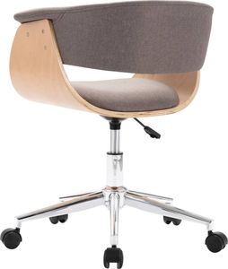 Krzesło biurowe vidaXL Ciemnoszare 5