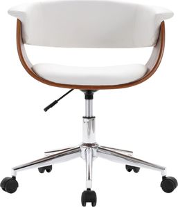 Krzesło biurowe vidaXL Białe 3