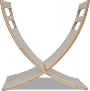 vidaXL VidaXL Drewniany stojak na gazety w naturalnym kolorze 3