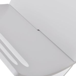 vidaXL VidaXL Drewniany stojak na gazety, biały 6