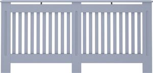 vidaXL VidaXL Osłona na kaloryfer, antracytowa, 172x19x81 cm, MDF 3