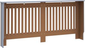 vidaXL VidaXL Osłona na kaloryfer, antracytowa, 172x19x81 cm, MDF 5