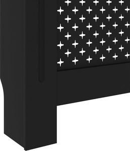 vidaXL VidaXL Osłona na kaloryfer, czarna, 112x19x81 cm, MDF 7