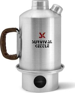 Survival Kettle Aluminiowa Kuchenka czajnik turystyczny Survival Kettle srebrna Uniwersalny 1