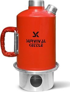 Survival Kettle Aluminiowa Kuchenka czajnik turystyczny Survival Kettle czerwona Uniwersalny 1