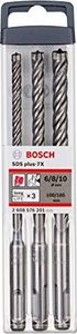 Wiertło Bosch Bosch hammer drill SDS-plus-7X Set, O 6/8 / 10mm, drill set (3 parts) 1