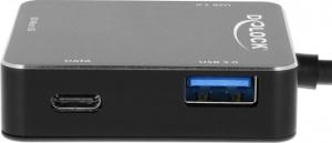 HUB USB Delock 1x SD 1x microSD  + 3x USB-A 3.1 Gen1 (64045) 3